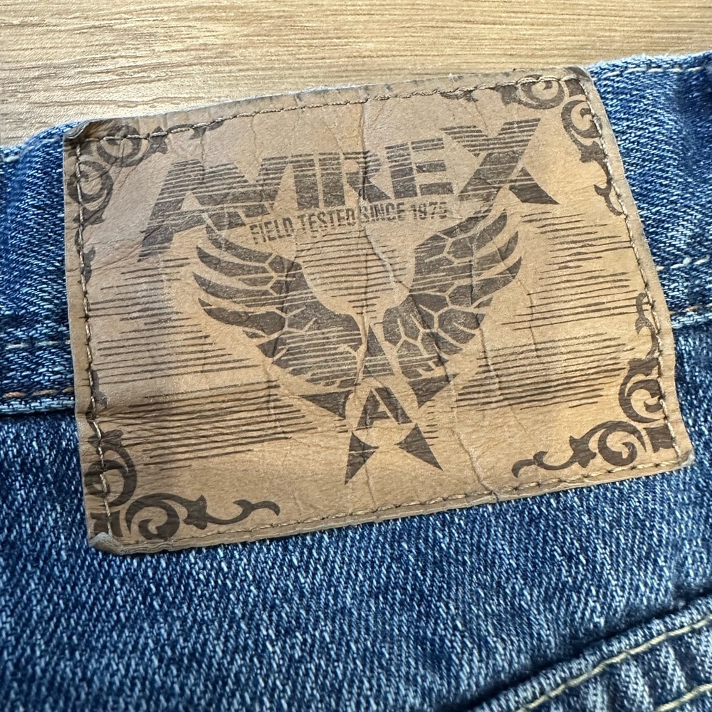 Avirex Men’s Relaxed Fit Jeans Sz 30 – Distressed Vintage Y2K Style - Picture 15 of 15